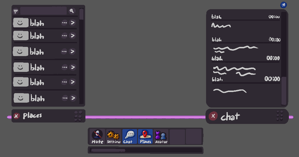 Hand-drawn mock-up for the dashboard.